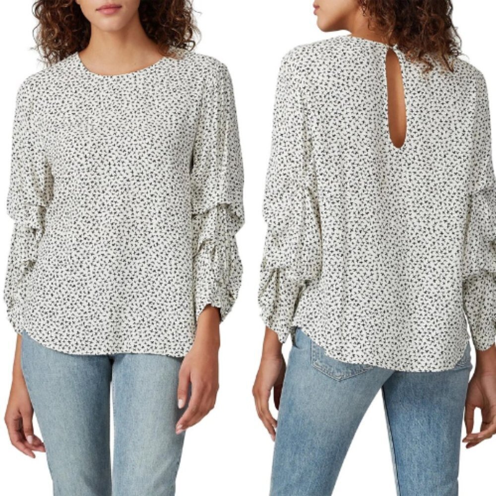 Fifteen Twenty Ruched Sleeve Top 30753